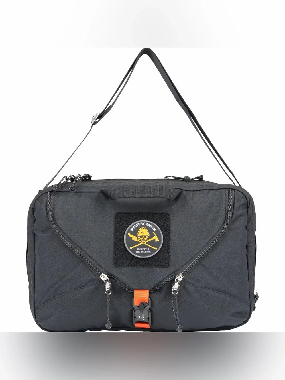 Mystery Ranch 3 Way 18 Expandable Briefcase Backpack Messenger Wildfire Black